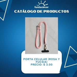 Porta Celular (Rosa o Fucsia)