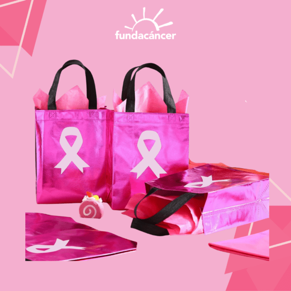 Bolsa reutilizable cinta rosada